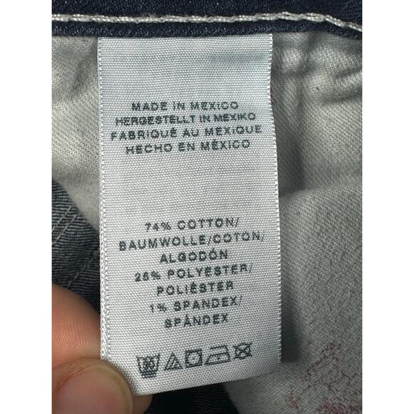 True Religion Women's Bootcut w/Flaps Blue Denim Jeans - Size 28 (31x29.5) - Picture 5 of 6